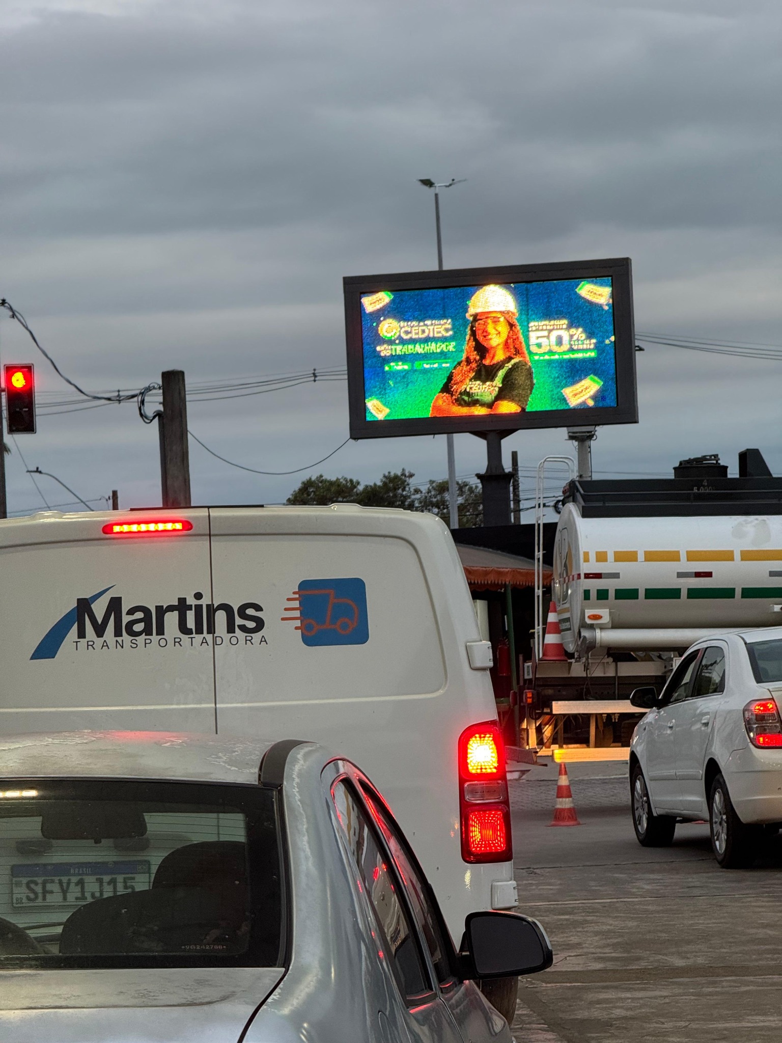 Painel de LED em Porto Canoa